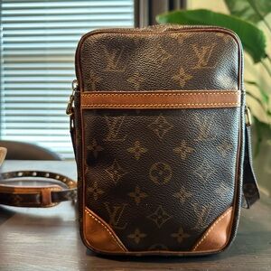 Authentic Louis Vuitton Monogram Danube Shoulder Cross Body Bag